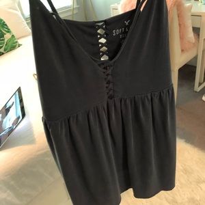 American eagle grey tank top